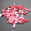 100Pcs Decorative Heart Shaped Plastic Push Pins for Cork Board Use 4