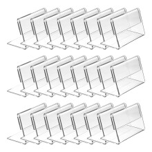 30Stk Transparente L Form Schildhalter Für Buffet Und Essensschilder