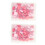 100Pcs Decorative Heart Shaped Plastic Push Pins for Cork Board Use 7