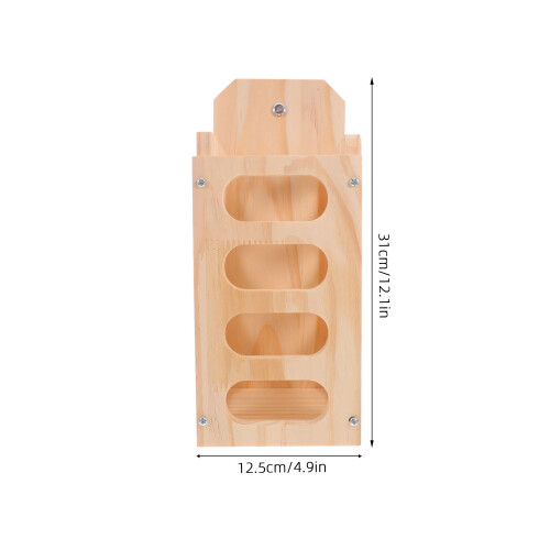 Bunny Feeder Einzigartige Form Aus Holz Khaki 1 2