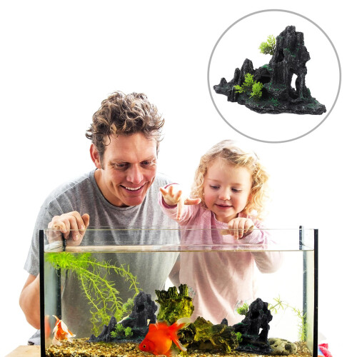 Landschap Visaquarium Rotsformatie Decoratie Berg Versiering 1