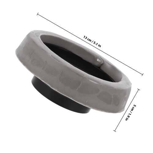 Toiletten Dichtungsring WC Abdichtungsring ABS Grau 1