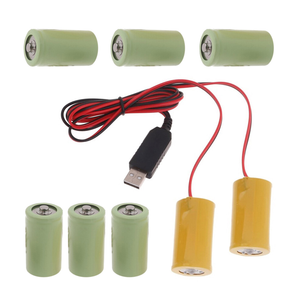 Lr20 D Battery Eliminators Usb Power Supply Cable Replace 4 Lr20 7751000197230