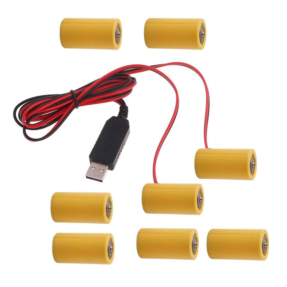 Universal 2In1 Usb Power 6V C Battery Eliminators Replace 4Pcs 7751000198800