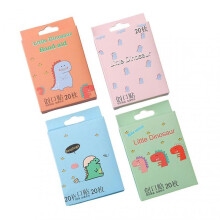 (Little Dinosaur) 20pcs Kids Bandages Waterproof Flexible Adhesive Bandages Breathable Care For Child Baby Toddlers
