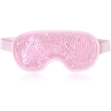 (PINK) Cold Eye Mask, Puffy Gel Eye Mask, Dark Circles, Reusable  Cold Eye Mask With Plush Eye Ice Pocket Back For Hot Cold Therapy (blue)