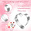 Heart Shaped DIY Cookie Moulds Baking Tools Biscuit Molds for 3
