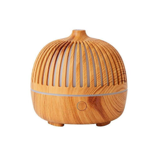 (Brown) 180ML Essential Oils Aromatherapy Diffusers Wood Grain Humidifier Electric Ultrasonic Air Aroma Diffuser