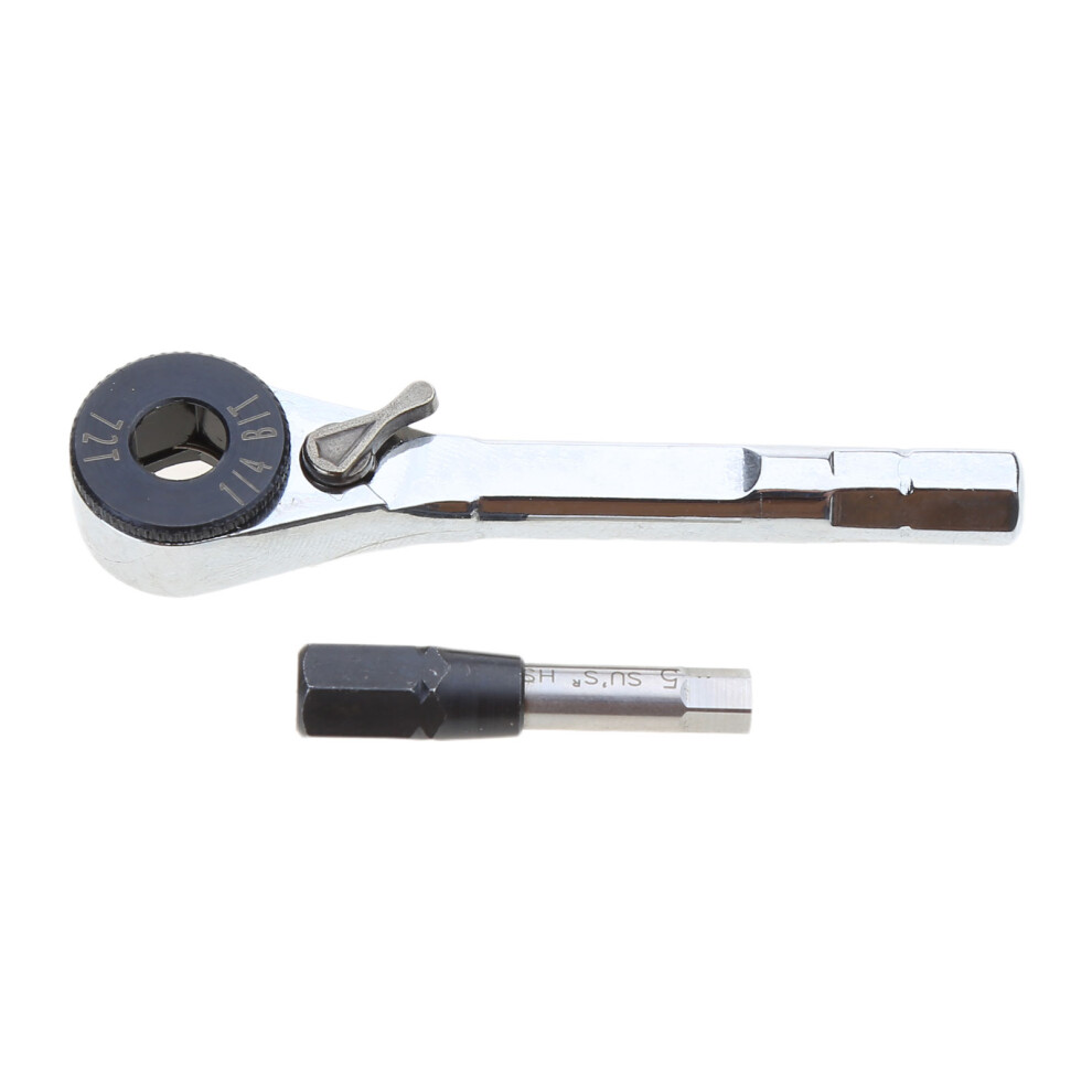 Ratchet Wrench For Multifunction Tools 1/4 Inch Hex Bit Wrench 7751000205737