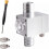 (16mm)External Inline Co2 Diffuser Atomizer, 16mm Aquarium Atomiser Reactor Aluminum Alloy For Planted Aquarium Canister Filter 1