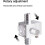 (16mm)External Inline Co2 Diffuser Atomizer, 16mm Aquarium Atomiser Reactor Aluminum Alloy For Planted Aquarium Canister Filter 2
