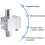 (16mm)External Inline Co2 Diffuser Atomizer, 16mm Aquarium Atomiser Reactor Aluminum Alloy For Planted Aquarium Canister Filter 3