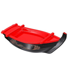 Black Flatware Sushi Serving Plate Sushi Dinnerware Set Bamboo Sushi Plate Wood Sushi Dish Sushi Serving Boat