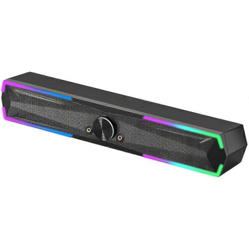 Bluetooth 5.0 TV Soundbar Subwoofer Speaker USB Wired Sound Bar for PC Computer