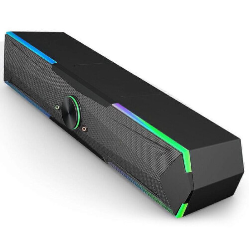 Bluetooth 5.0 TV Soundbar Subwoofer Speaker USB Wired Sound Bar for PC Computer 1