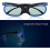 Universal Active Shutter Type 3D Glasses DLP Link 3D Projector 3D Glasses HD Lens 5