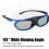 Universal Active Shutter Type 3D Glasses DLP Link 3D Projector 3D Glasses HD Lens 3