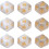 (White)Board Game Dice, Waterproof Colorfast 9pcs Polyhedral Dice Set For Board Game 1