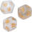 (White)Board Game Dice, Waterproof Colorfast 9pcs Polyhedral Dice Set For Board Game 3