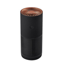 (black) Portable Air Purifier For Car, Home And Office, 99.5% Air Purification Rate, 3-stage Air Filtration, Smart Ai-based Air Quality Sensor