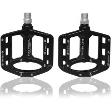 Magnesium Alloy Bicycle Pedals 1.4cm Spindle Bearing High Strength Non-slip Large Flat Platform for Mtb Road Bike