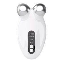 (White) EMS Microcurrent Face Skin Tightening Lifting Device Facial Beauty Machine