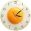 Poached egg wall clock living room wall clock 3D wall clock silent wall clock kitchen decoration wall clock 1