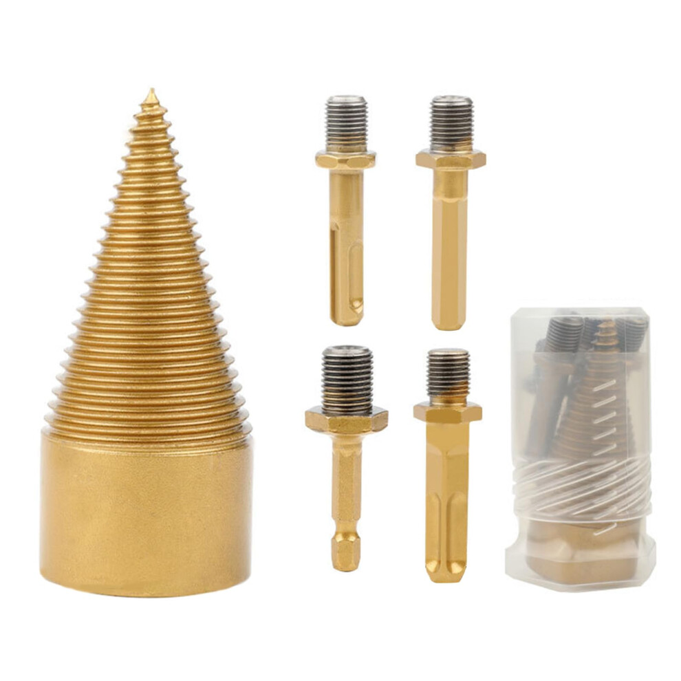 Wood Splitters Drill Bit Log Splitter 32Mm & 42Mm Round Square Shank For Firewood 9354506224127