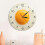 Poached egg wall clock living room wall clock 3D wall clock silent wall clock kitchen decoration wall clock 2