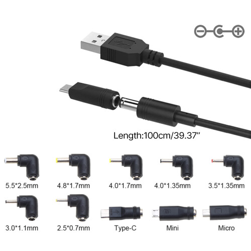 USB to DC5V Charging Cable DC5V Power Cable  5525 1735 4017 1