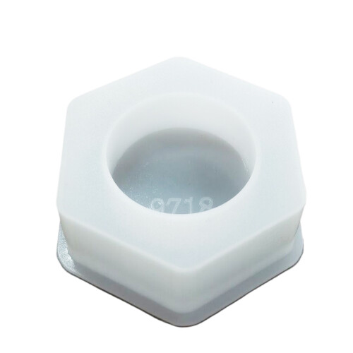 Custom Hexagonal Candle Holders Crafting Silicone Mold Durable