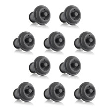 10 Pcs Wine & Beverage Bottle Stoppers Silicone Sealed Wine
