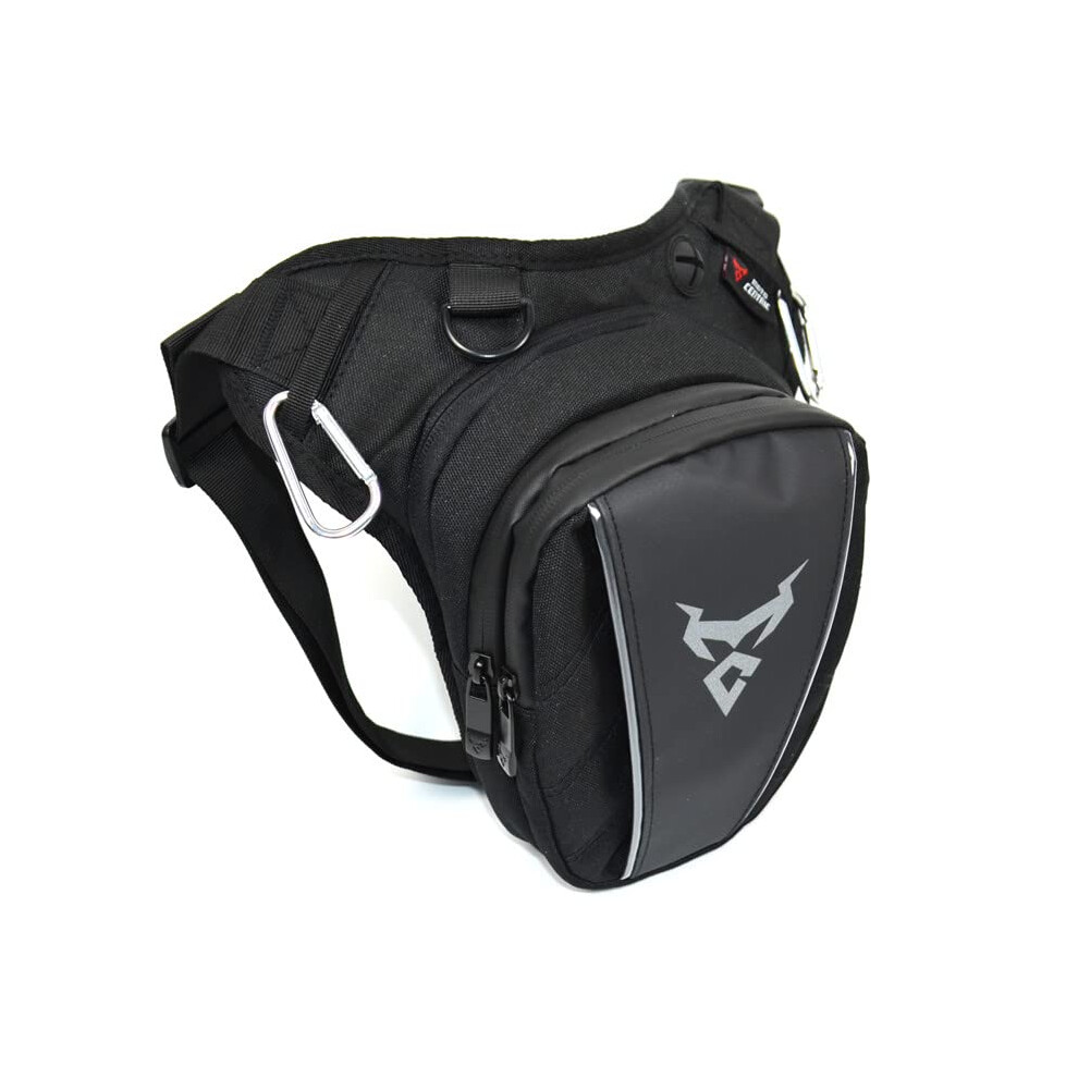 Leg Bag Waterproof Drop Leg Bag For Motorcycle Motobiker Riding Belt Pouch Gray 9354506224172