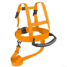 Ski Harness and Leash for Children, Orange, Safe Design, Adjustable Size, Beginner Winter Skiing