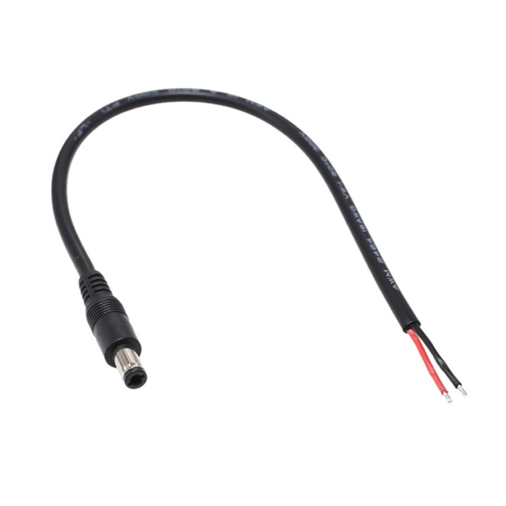 1Pack Dc6330 Power Pigtails Cable, 6.3Mmx3.0mm Male Plug To 2 7627000117618