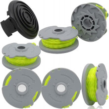 Wa0014 Trimmer Line Compatible Spool Compatible with Worx Wg184 Wg190 Wg191 Weed Eater, 0.080 Inch Edger String Line Refills, Grass Trimmer Spool Wit