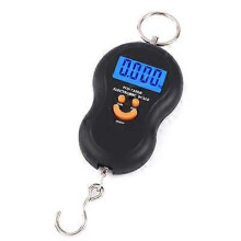50kg portable electronic scale portable grocery shopping fishing hook scale express scale luggage hook scale