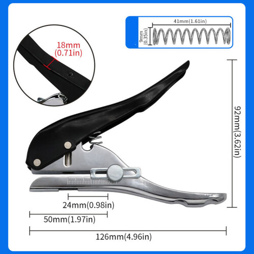Heavy Duty Hole Puncher, Single Round Hole Puncher Handheld Tool 2