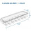 Egg Crisper Storage Box, Egg Box with 14 Compartments, Clear Dustproof Stackable Storage Box with Lid (2pcs) 5