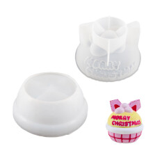 Jewelry Storage Box Mold with Lid Christmas Decoration Bell