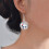 LED Shaking Glowing Ball Earrings Retro Dangle Earrings Stylish 2