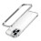 (Silver) For Iphone 13 Pro Max Aurora Series Lens Protector + Metal Frame Protective Case 1