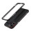 (Black Red) For Iphone 13 Pro Max Aurora Series Lens Protector + Metal Frame Protective Case 1