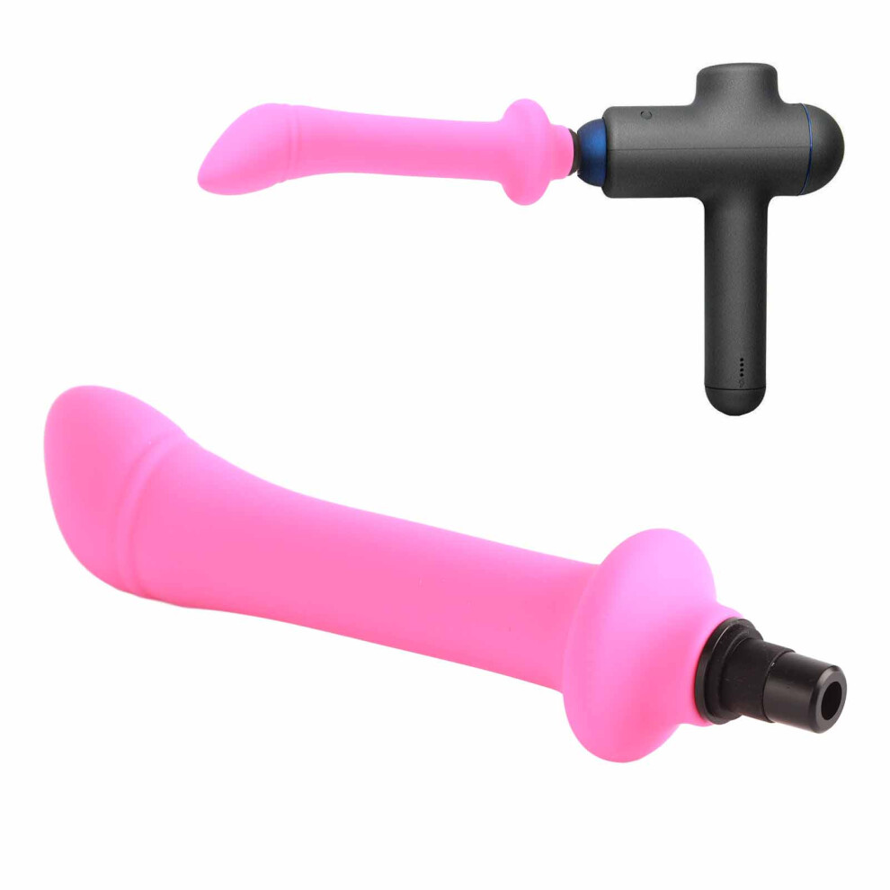 Waterproof Pink Silicone Fascia Massager Head Soft Muscle Replacement 0.5in