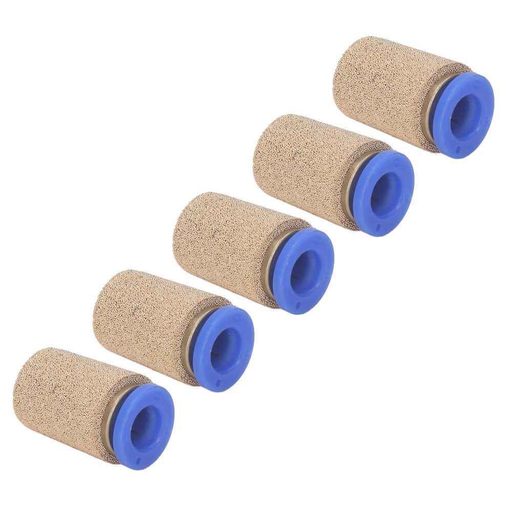 5Pcs Brass Pneumatic Exhaust Muffler Psf-8 8Mm 30Db Noise Filter 7601353793972