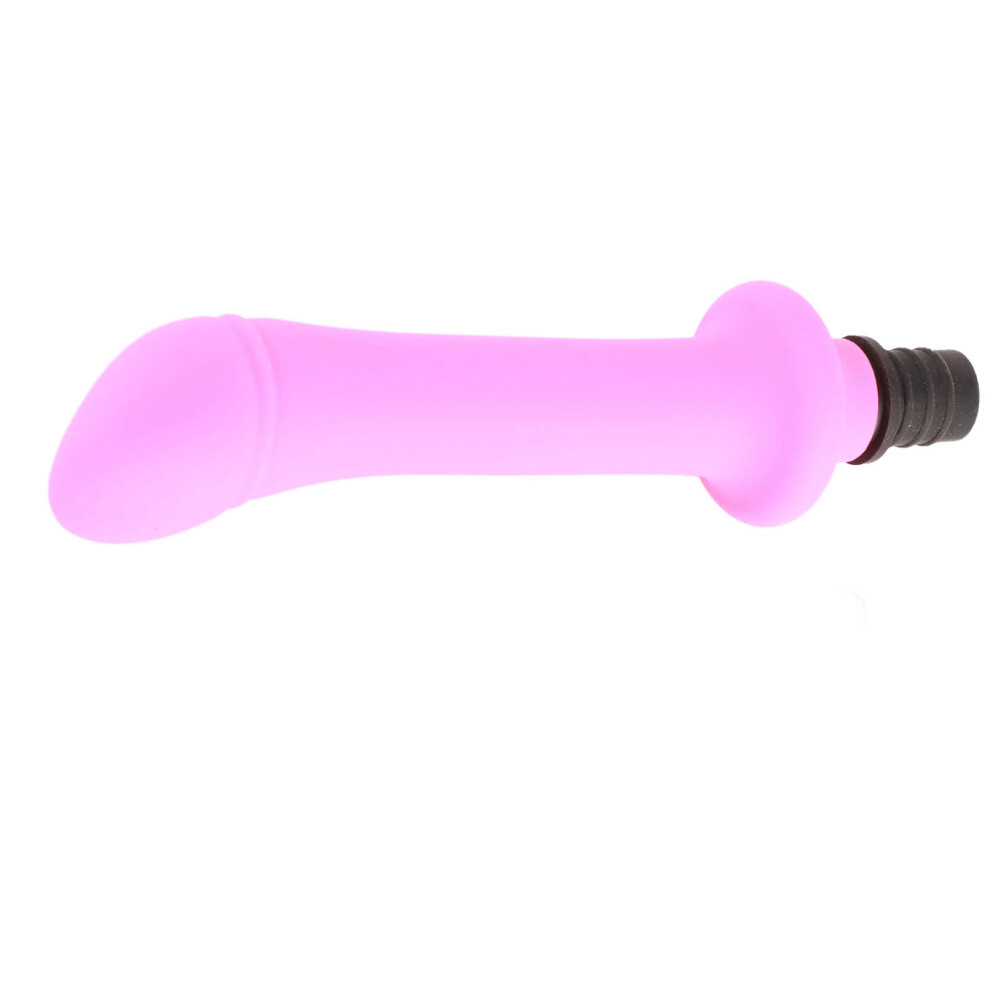 Pink Silicone Fascia Massager Head 0.6-0.6in Soft Waterproof Replacement