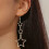Hollow Out Pentagrams Ear Drops Five Pointed Star Shaped 7