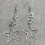 Hollow Out Pentagrams Ear Drops Five Pointed Star Shaped 6