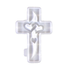 Unique Love Heart Crosses Silicone Mold for Creating Unique