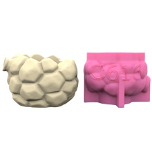 Portrait Silicone Mold Flower Pots Mould Fruit Themed Crafts